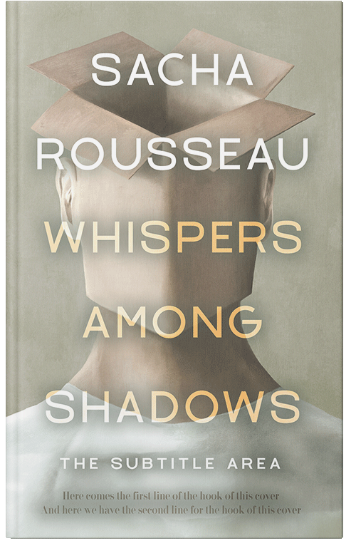 Front view of Nomad #15572 - Premade Abstract Book Cover