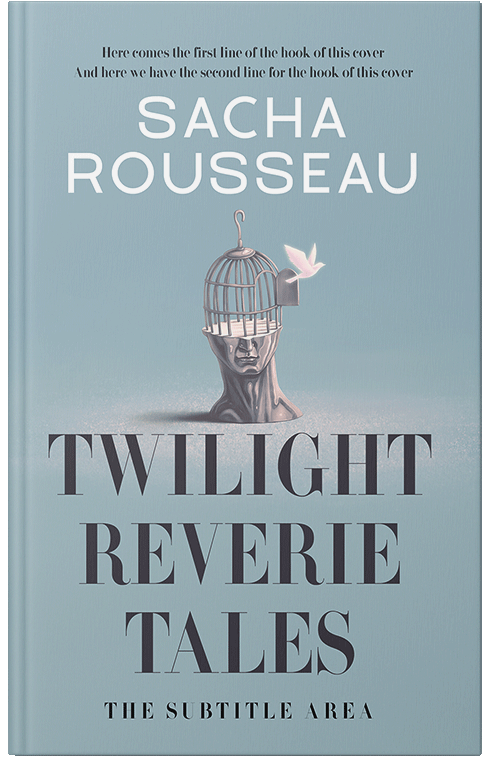 Front view of Tower Gray #15579 - Premade Self-Improvement & Self-Help Book Cover