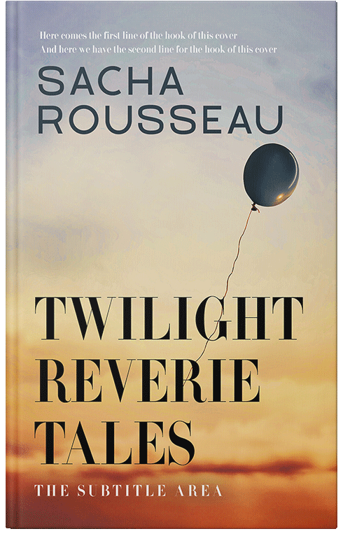 Front view of Soft Amber #15583 - Premade Abstract Book Cover