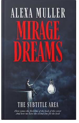 Pre Made Book Cover Ebony Clay