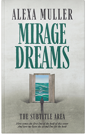 Pre Made Book Cover Quill Gray