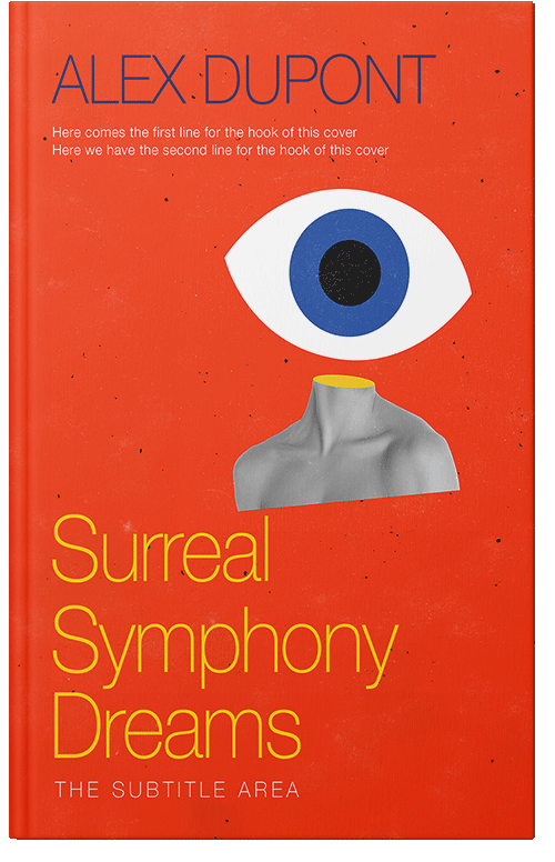 Front view of Pomegranate #15603 - Premade Abstract Book Cover