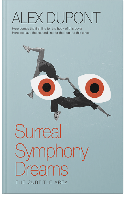 Front view of Jungle Mist #15605 - Premade Abstract Book Cover