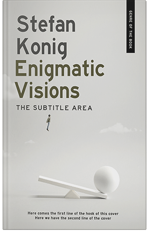 Pre Made Book Cover Quill Gray