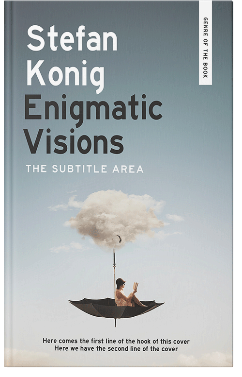 Front view of Tiara #15616 - Premade Abstract Book Cover