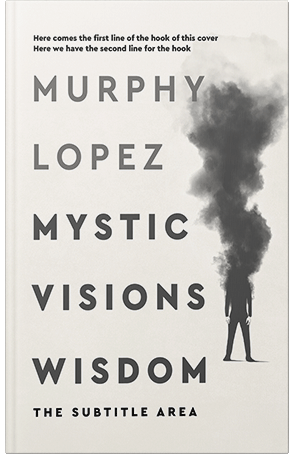 Pre Made Book Cover Fuscous Gray