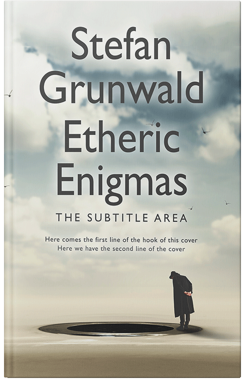 Front view of Celeste #15637 - Premade Abstract Book Cover