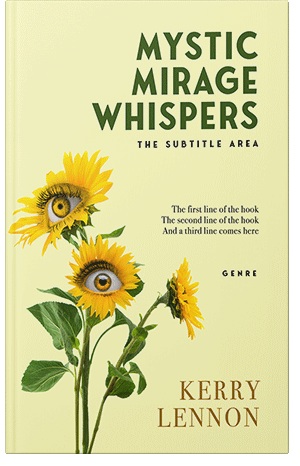 Pre Made Book Cover Corn Field