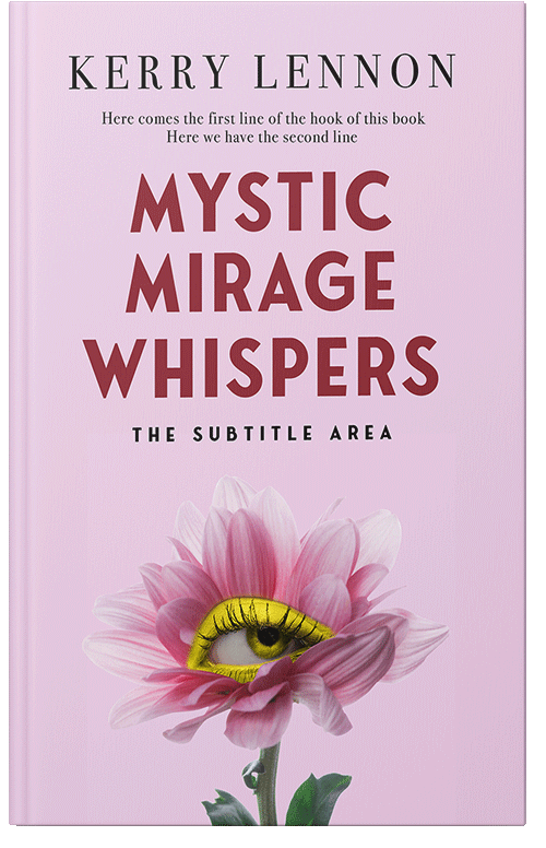 Front view of Vanilla Ice #15650 - Premade Abstract Book Cover