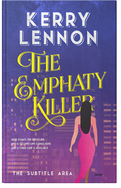 Front view of Premade Mystery & Thriller & Suspense Book Cover - Victoria