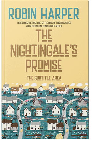 Pre Made Book Cover Faded Jade