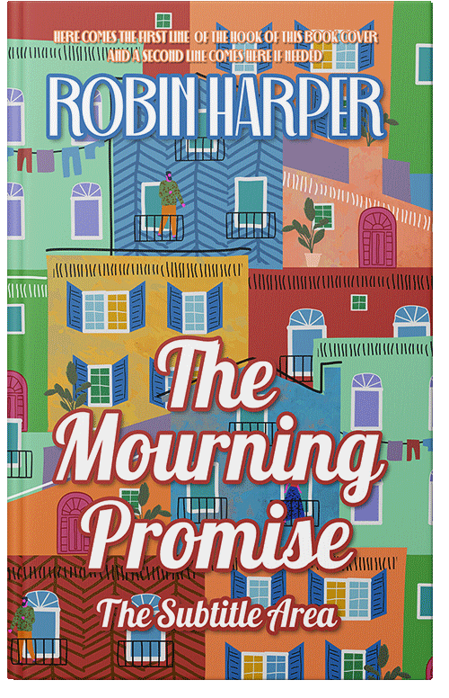 Front view of Eagle #15672 - Premade Literary Fiction Book Cover