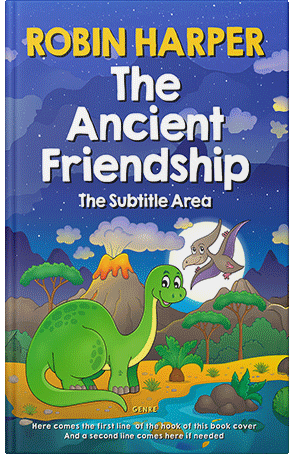 Pre Made Book Cover Chambray