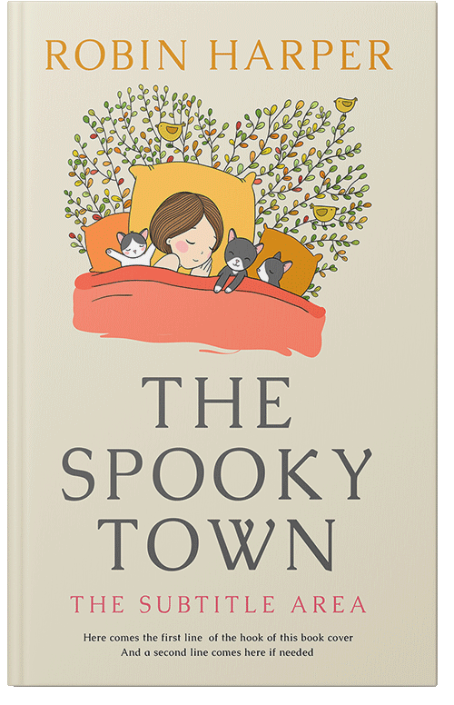 Front view of Premade Children's Book Cover - White Rock