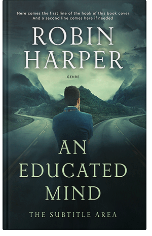 Pre Made Book Cover Timber Green