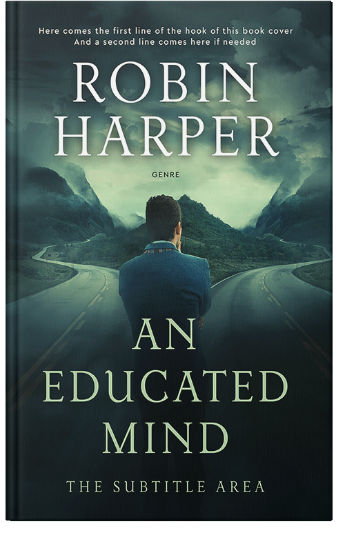 Front view of Timber Green #15711 - Premade Travel Book Cover