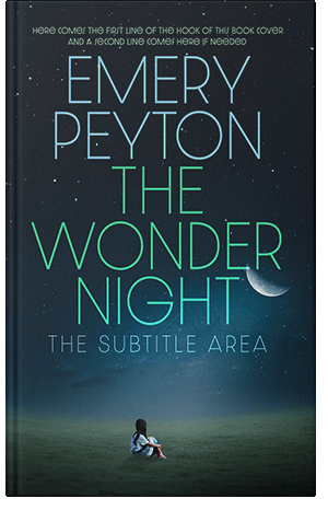 Pre Made Book Cover Black