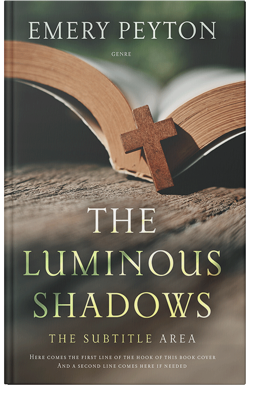 Front view of Premade Religion & Spirituality Book Cover - Armadillo