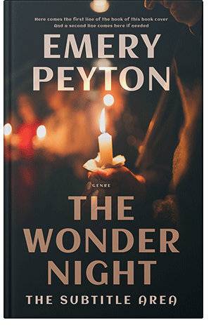 Pre Made Book Cover Antique Brass