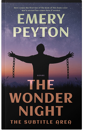 Pre Made Book Cover Steel Gray