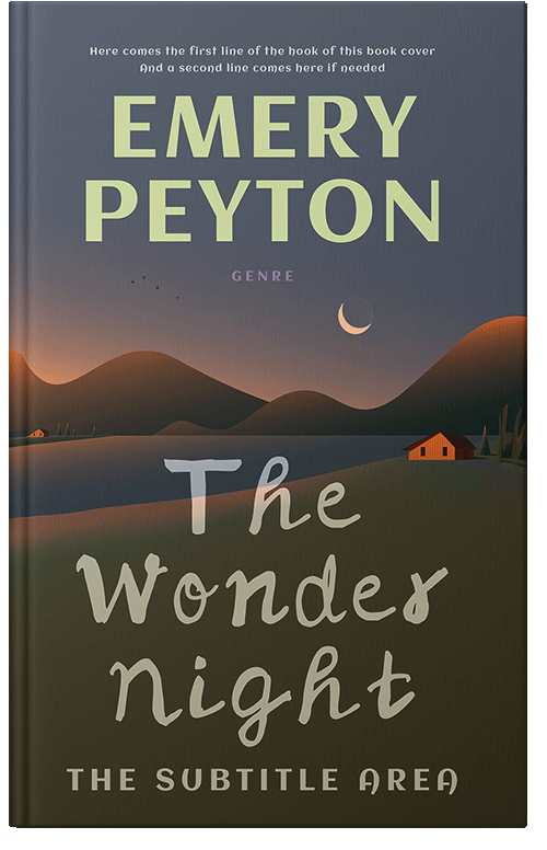 Front view of Armadillo #15736 - Premade Mystery & Thriller & Suspense Book Cover