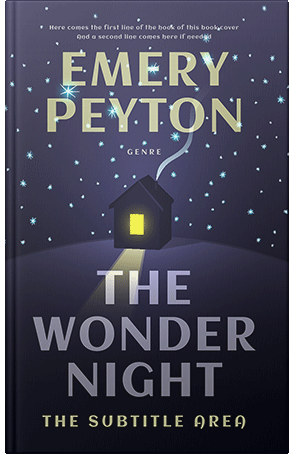 Pre Made Book Cover Ebony Clay