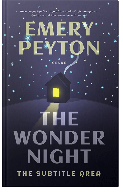 Front view of Premade Mystery & Thriller & Suspense Book Cover - Ebony Clay