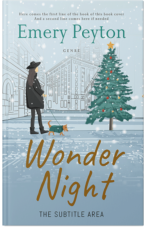 Front view of Ziggurat #15740 - Premade Chick Lit Book Cover