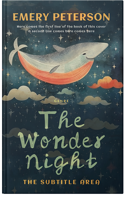 Front view of Indian Khaki #15747 - Premade Fantasy Book Cover