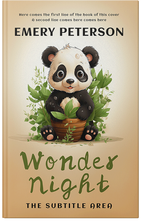 Front view of Grain Brown #15752 - Premade Nature Book Cover