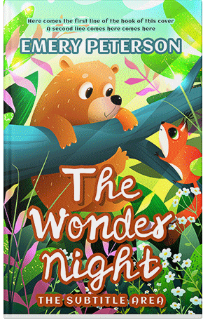 Pre Made Book Cover Green Pea