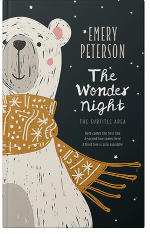 Pre Made Book Cover Moon Mist