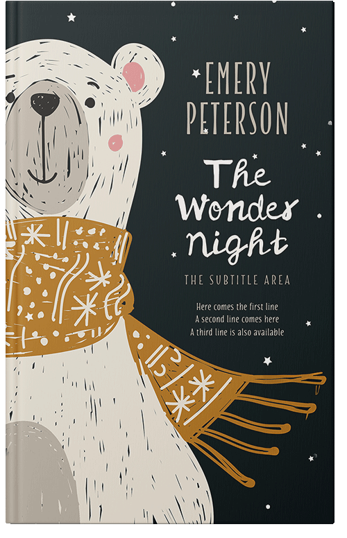 Front view of Moon Mist #15758 - Premade Children's Book Cover