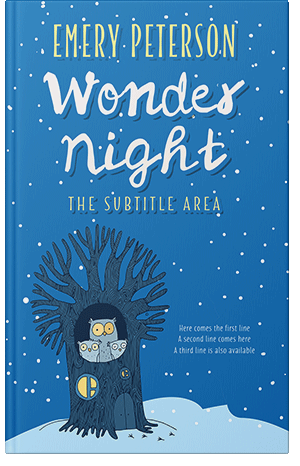 Pre Made Book Cover Denim