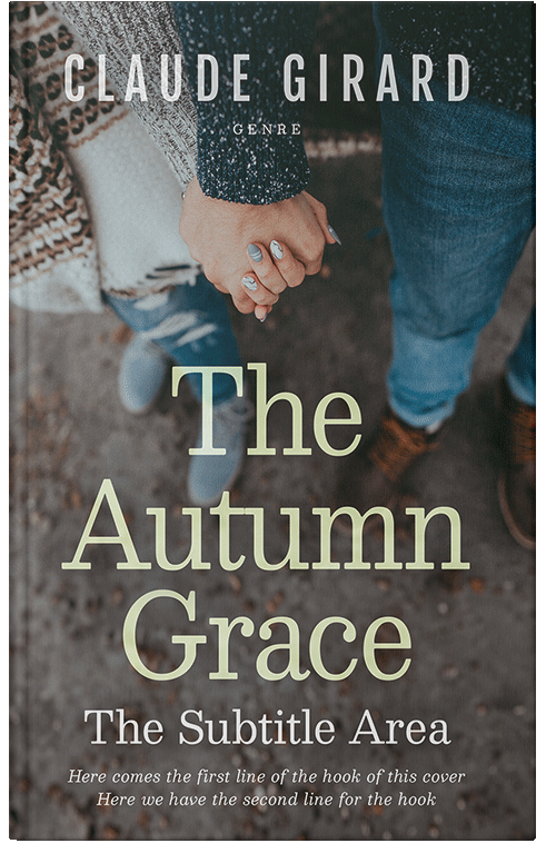 Front view of Lunar Green #15773 - Premade Romance Book Cover