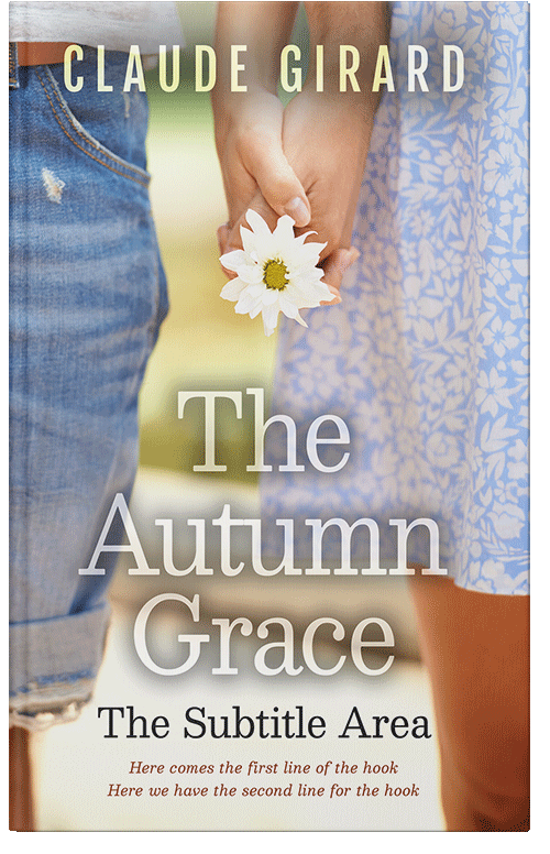 Front view of Swirl #15785 - Premade Romance Book Cover