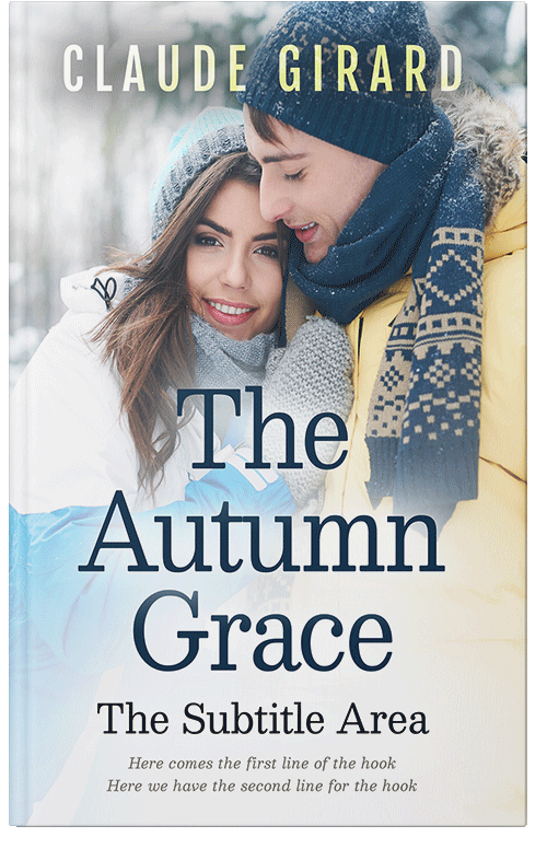 Front view of Blue Dianne #15786 - Premade Romance Book Cover