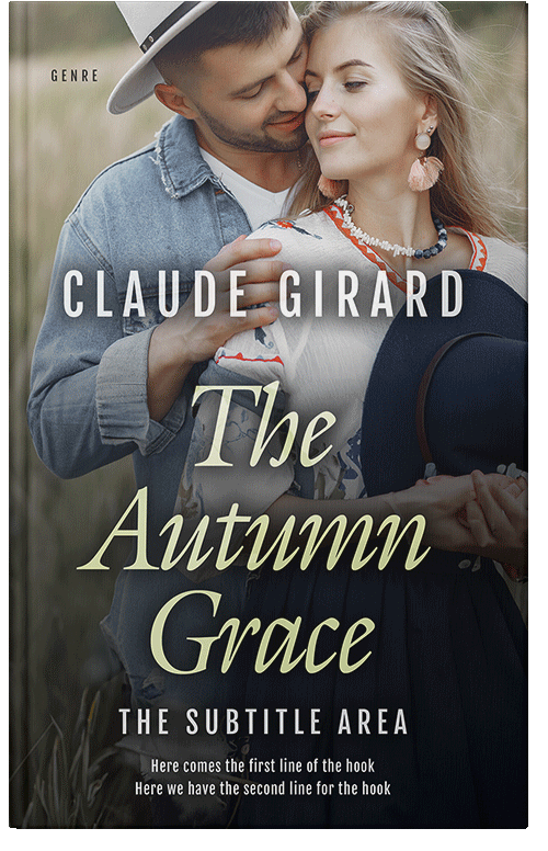 Front view of Premade Romance Book Cover - Shark