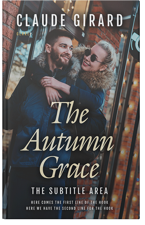 Front view of Shark #15797 - Premade Romance Book Cover