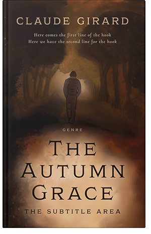 Pre Made Book Cover Tan