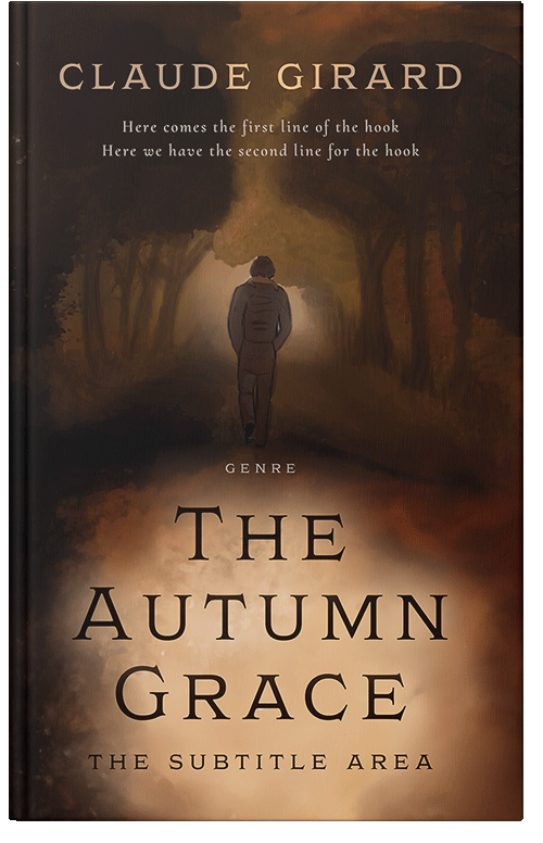 Front view of Tan #15812 - Premade Mystery & Thriller & Suspense Book Cover