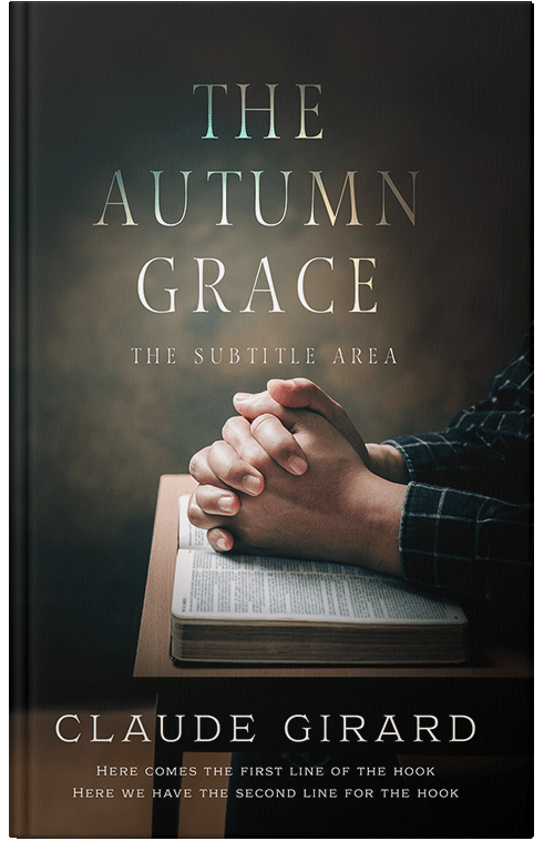 Front view of Premade Religion & Spirituality Book Cover - Log Cabin