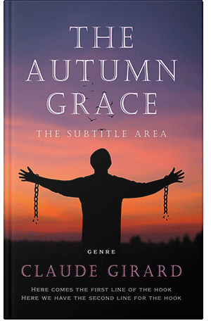 Pre Made Book Cover Steel Gray