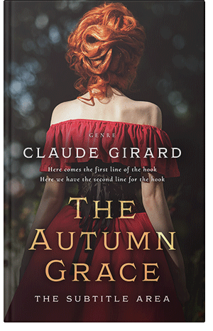 Pre Made Book Cover Cocoa Brown