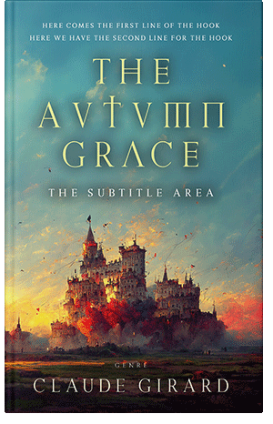 Pre Made Book Cover Smalt Blue