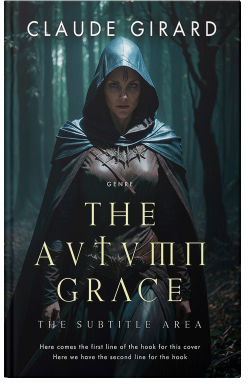 Front view of Aztec #15835 - Premade Fantasy Book Cover