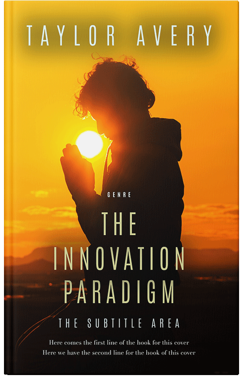 Front view of Premade Religion & Spirituality Book Cover - Gamboge