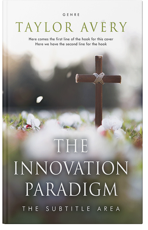 Front view of Fuscous Gray #15854 - Premade Religion & Spirituality Book Cover