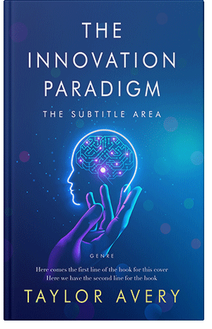 Pre Made Book Cover Catalina Blue