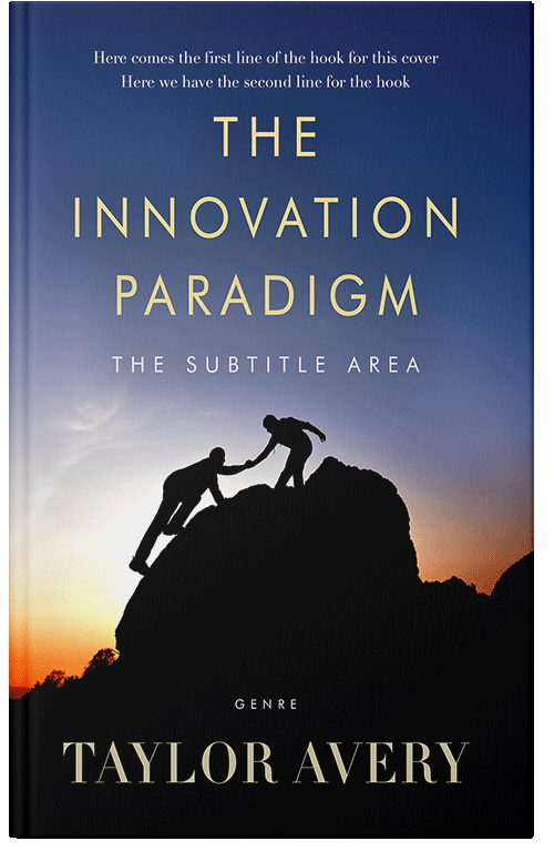 Front view of Blue Zodiac #15874 - Premade Action & Adventure Book Cover